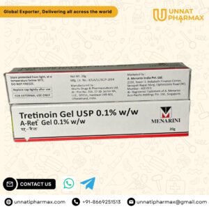 A Ret Gel 0.1% – Tretinoin Gel USP
