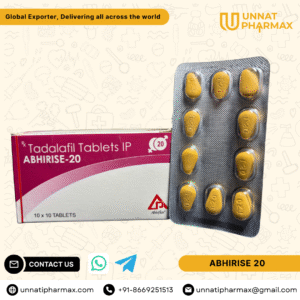 Abhirise 20mg Tablet – Tadalafil ED Medicine for Men