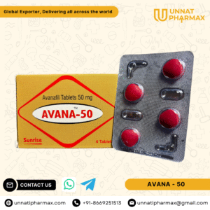 Avana Tablets – Avanafil 50mg/100mg/200mg– Unnati Pharmax