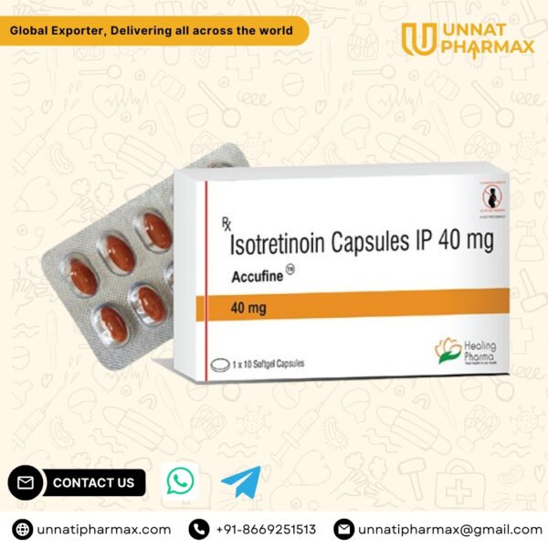 Accufine 40mg, Isotretinoin 40mg, Severe Acne Solution, High-Dose Acne Medicine, Nodular Acne Treatment, Accufine Softgel, Skin Oil Reduction, Acne Scar Prevention, Oral Acne Therapy, Buy Acne Medicine Online