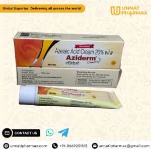 Aziderm 20% Cream – High-Strength Azelaic Acid for Acne & Pigmentation (15g)