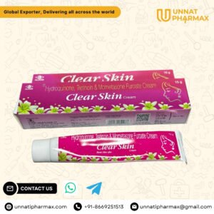 Clear Skin Cream 15gm – Anti-Pigmentation & Skin Brightening Formula by Unnati Pharmax