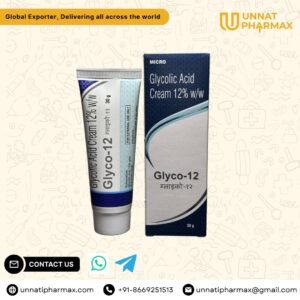 Glyco 12 Cream – Glycolic Acid 12% for Skin Brightening & Acne Marks (30g)