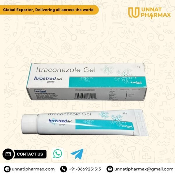 Itrostred Gel – Antifungal Skin Infection Treatment by Unnati Pharmax