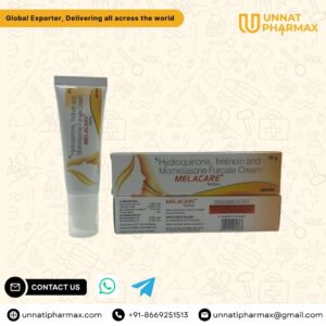 Melacare Cream – Hydroquinone, Tretinoin & Mometasone Furoate for Pigmentation, Melasma & Dark Spots (25g) By unnatipharmax
