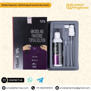 Morr F 10% Solution – Minoxidil & Finasteride for Severe Hair Loss