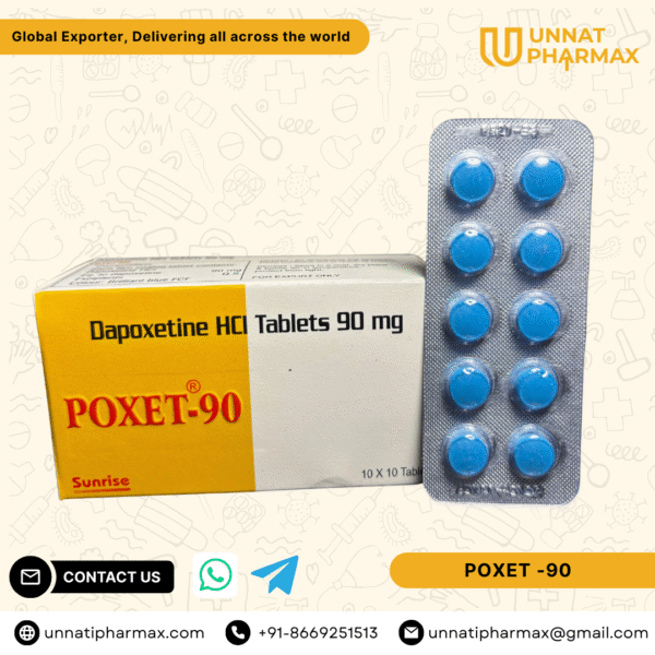 Poxet 90mg Tablet – Dapoxetine for Premature Ejaculation in Men