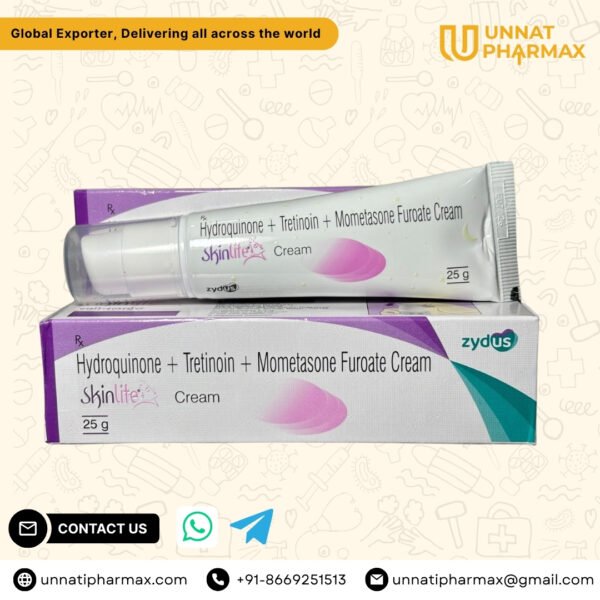Skinlite Cream – Hydroquinone, Tretinoin & Mometasone Furoate