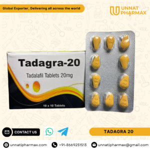 Tadagra 20mg Tablet with Tadalafil for Erectile Dysfunction – Unnati Pharmax
