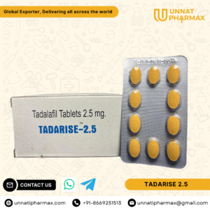Tadarise 2.5mg Tablet – Tadalafil Low Dose for Erectile Dysfunction