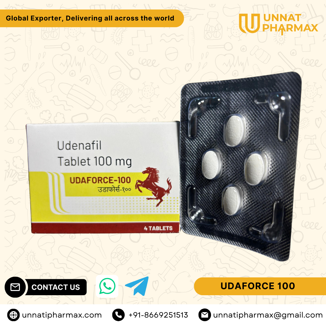 Udaforce 100 Mg (Udenafil Tablets) – ED Treatment – Unnati Pharmax Udaforce 100 Mg Udenafil Tablets for Erectile Dysfunction – Unnati Pharmax