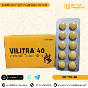 Vilitra 40mg Tablet – Vardenafil Erectile Dysfunction Medicine
