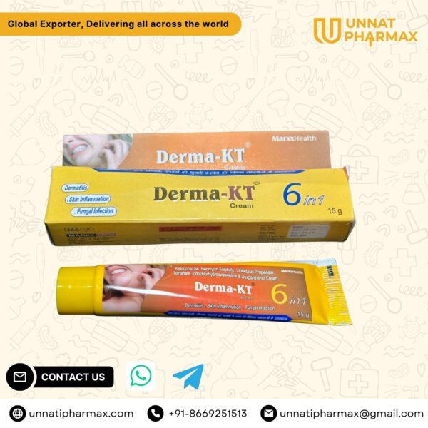 derma kt cream 6 in 1 by unnati pharmax