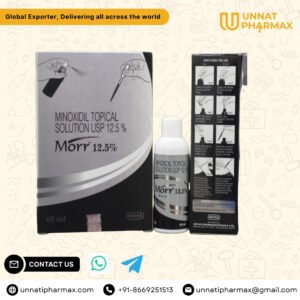 Morr 7.5%, Minoxidil 7.5%, High Strength Hair Regrowth, Moderate Hair Loss Treatment, Pattern Baldness Solution, Strong Minoxidil Formula, Morr Unnati Pharmax, Hair Fall Control, Hair Thinning Solution, Hair Regrowth for Men