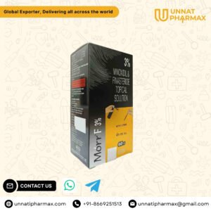 Morr F 3%, Minoxidil 3% + Finasteride, Hair Regrowth Solution, Hair Loss Treatment, Pattern Baldness Solution, Morr F Unnati Pharmax, Androgenetic Alopecia Treatment, Hair Thinning Solution, Hair Fall Control, Scalp Hair Regrowth