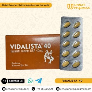 “Vidalista 40 mg Tadalafil Tablets – Buy Online” “Order Vidalista 40 mg – Worldwide Shipping” “Tadalafil 40 mg for Erectile Dysfunction – Global Delivery” “Vidalista 40mg Pills – Discreet Overseas Supply” “Buy Vidalista 40 mg Online – Sexual Health for Men”