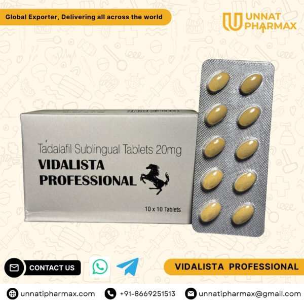 “Vidalista Professional 20 mg Sublingual Tablets – Buy Online” “Order Vidalista Professional 20 mg – Global Delivery” “Tadalafil Sublingual 20 mg for Erectile Dysfunction – Worldwide Shipping” “Vidalista Professional 20 Pills – Quick-Action ED Treatment” “Buy Vidalista Professional 20 mg Online – Men’s Sexual Health”