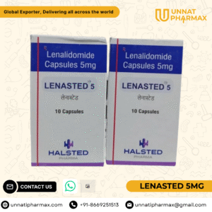 Lenasted 5mg Lenalidomide Capsules for blood cancer and myelodysplastic syndromes.
