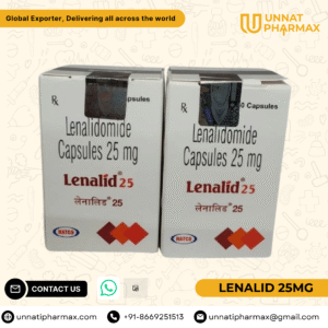 Lenalid 25mg Lenalidomide Capsules for multiple myeloma and blood disorders.
