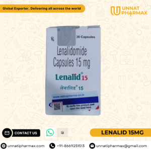 Lenalid 15mg Lenalidomide Capsules for multiple myeloma and blood disorders.