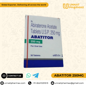 Abatitor 250mg Tablet – Abiraterone Acetate Prostate Cancer Medicine Exporter Germany, UK, Australia | Unnati Pharmax