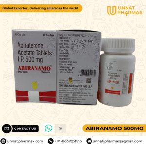 Abiranamo 500mg Abiraterone Acetate Tablets for metastatic prostate cancer.