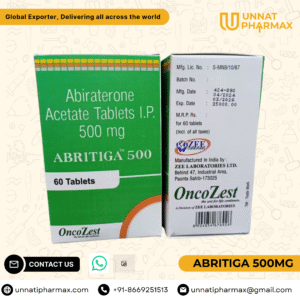 Abritiga 500mg Abiraterone Acetate Tablets.