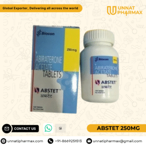 Abstet 250mg Abiraterone Acetate Tablets – Generic of Zytiga for prostate cancer treatment