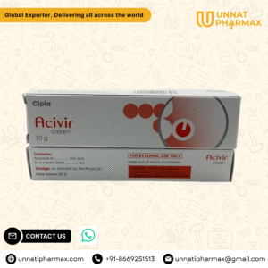 Acivir Cream tube packaging displayed on a clean background.