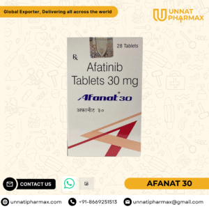 Afanat 30mg Afatinib Tablets for non-small cell lung cancer with EGFR mutations.