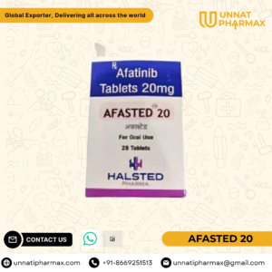 Afasted 20mg Afatinib Tablets for non-small cell lung cancer with EGFR mutations.