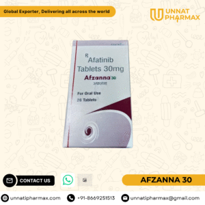 Afzanna 30mg Afatinib Capsules for non-small cell lung cancer with EGFR mutations.