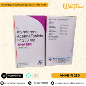 Ahabir 250mg Abiraterone Acetate Tablets.