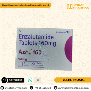 Azel 160mg Enzalutamide Tablets for prostate cancer treatment.