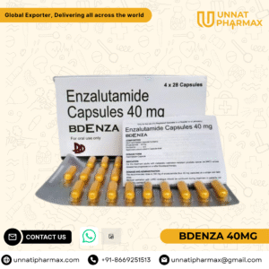 Bdenza 40mg Enzalutamide Capsules for prostate cancer treatment.