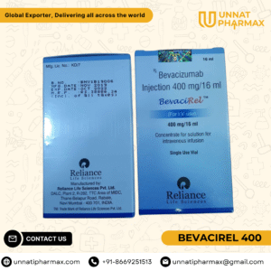 Bevacirel 400 Bevacizumab Injection for the treatment of various cancers.