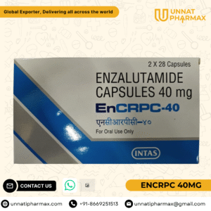 Encrpc 40mg Enzalutamide Capsules for prostate cancer treatment.