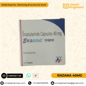 Enzana 40mg Enzalutamide Capsules for prostate cancer treatment.