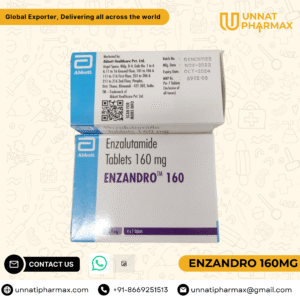 Enzandro 160mg Enzalutamide Tablets for prostate cancer treatment.