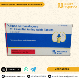 Ketosteril Tablet – 600mg – Kidney Support & Nutritional Therapy – Unnati Pharmax
