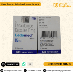 Ledomed 15mg Lenalidomide Capsules for blood cancer and myelodysplastic syndromes.