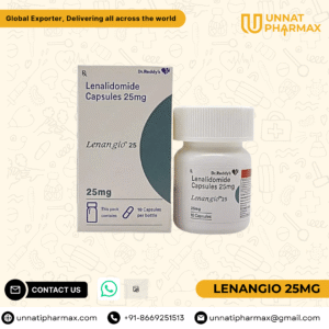 Lenangio 25mg Lenalidomide Capsules for multiple myeloma and myelodysplastic syndromes.