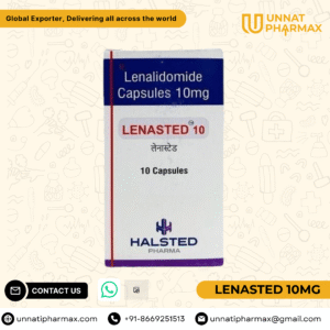 Lenasted 10mg Lenalidomide Capsules for blood cancer and myelodysplastic syndromes.