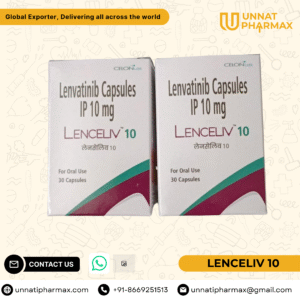 Lenceliv 10mg Lenvatinib Capsules for thyroid, kidney, liver, and endometrial cancers.