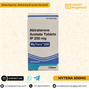 Mytera 250 Tablet – Abiraterone Acetate Prostate Cancer Medicine Exporter Germany, UK, Australia | Unnati Pharmax