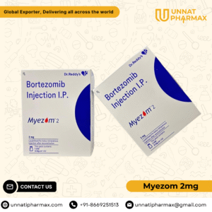 Myezom 2 mg Bortezomib Injection for the treatment of multiple myeloma and mantle cell lymphoma