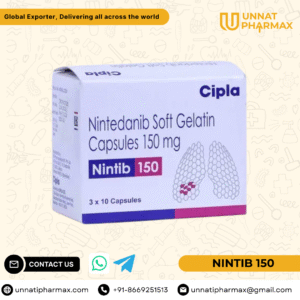 Nintib 150 Soft Gelatin Capsule – Nintedanib for IPF & NSCLC | Unnati Pharmax