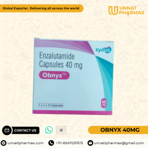 Obnyx 40mg Enzalutamide Capsules for prostate cancer treatment.
