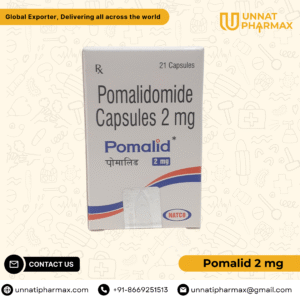 Pomalid 2mg Pomalidomide Capsule for the treatment of multiple myeloma.